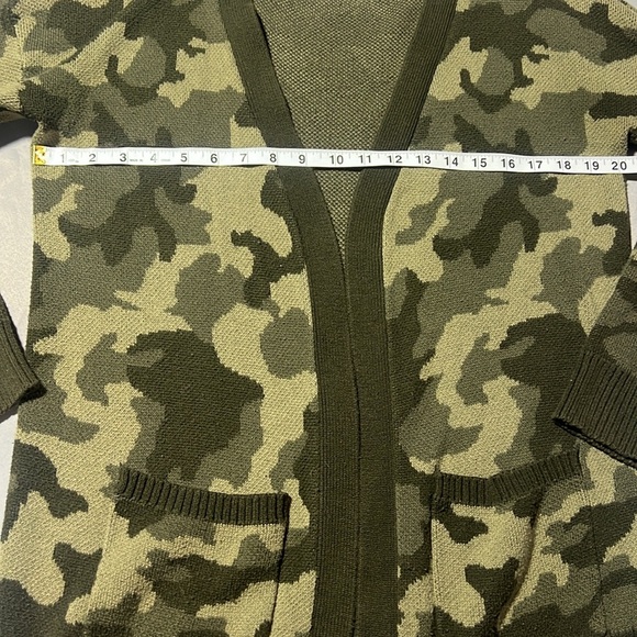 Camo cardigan size M - Picture 4 of 6